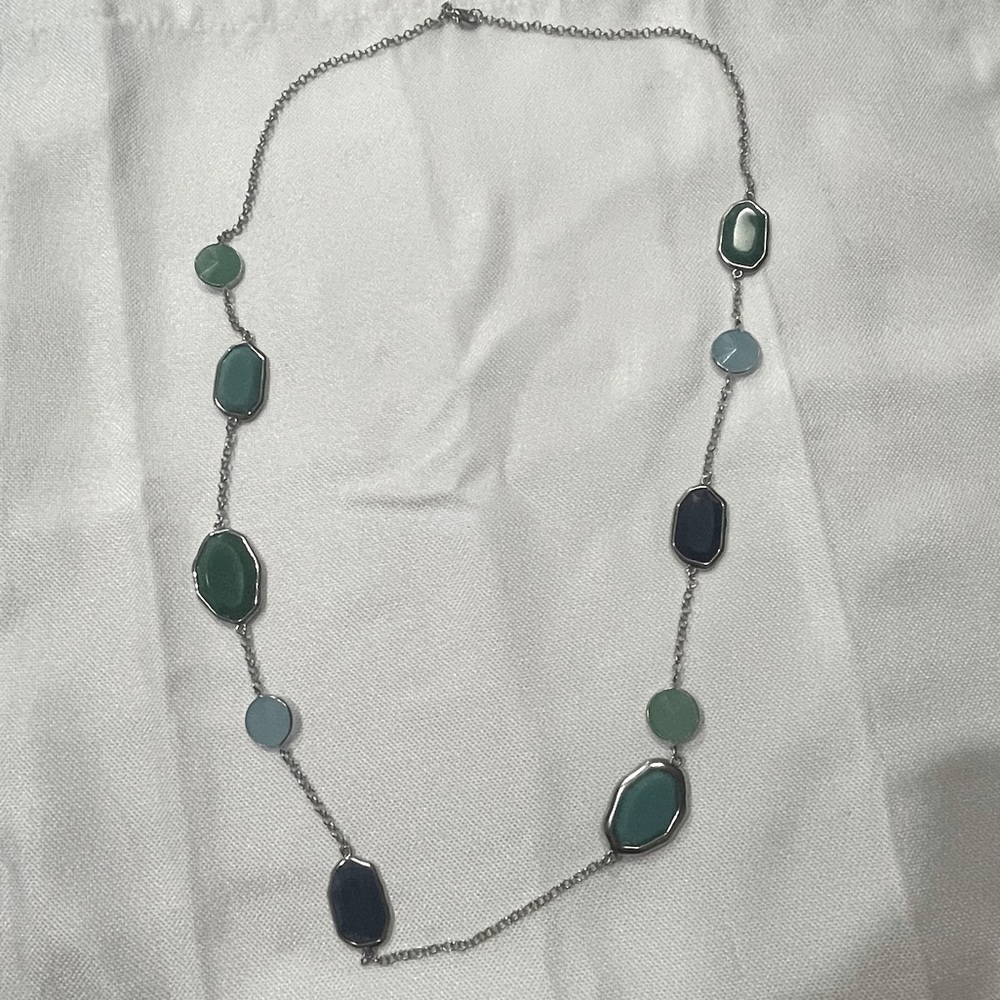 New Premier‎ Design Gemma Blue and Green Necklace
